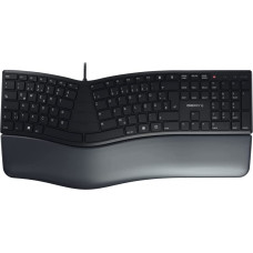 Cherry DE layout - CHERRY KC 4500 ERGO, keyboard (black)