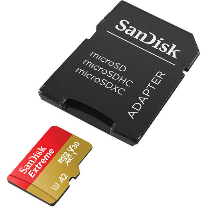 Sandisk microSDXC V30 A2   128GB Extreme A2 C10 V30 UHS-I U3