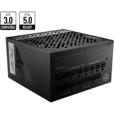 MSI Power Supply|MSI|1000 Watts|Efficiency 80 PLUS GOLD|PFC Active|MPGA1000GPCIE5