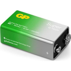 Gp Batteries GP Super Alkaline 9V-Block 6LR61 Relaunch    0301604AETA-B1