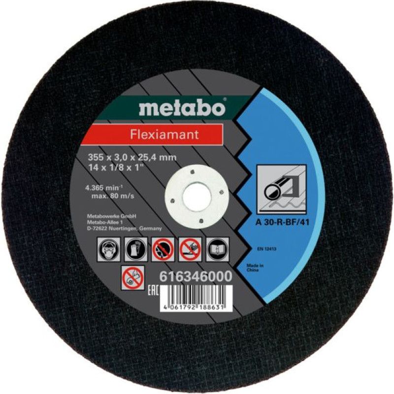 Metabo Flexiamant 355x 3,0 x 25, 4 mm steel