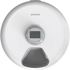 Petwant F19L automatic 6-chamber feed dispenser (white)