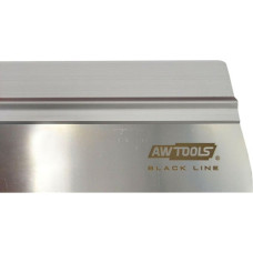 Awtools AW STAINLESS STEEL FACADE TAPING KNIFE 600/60/ RUBBER HANDLE BLACK LINE