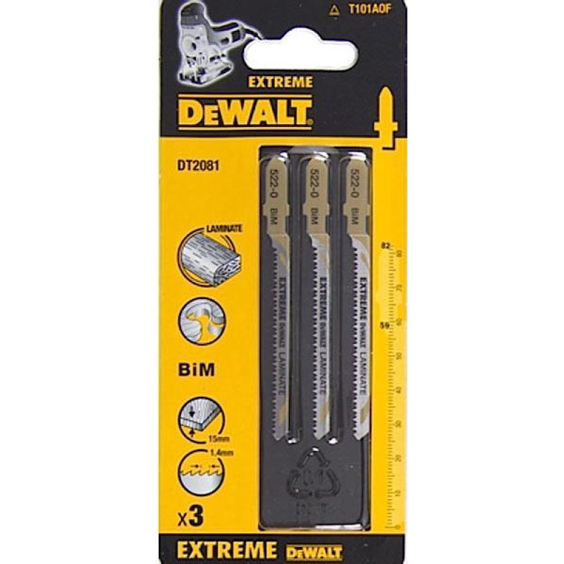 Dewalt BRZESZCZOT DO WYRZYNARKI  82,6x1,4mm T101AOF LAMINAT /3szt.