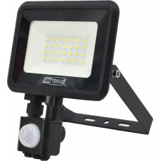 Awtools AW SLIM MOTION SENSOR LED FLOODLIGHT 20W 1900LM w/ WALL BRACKET
