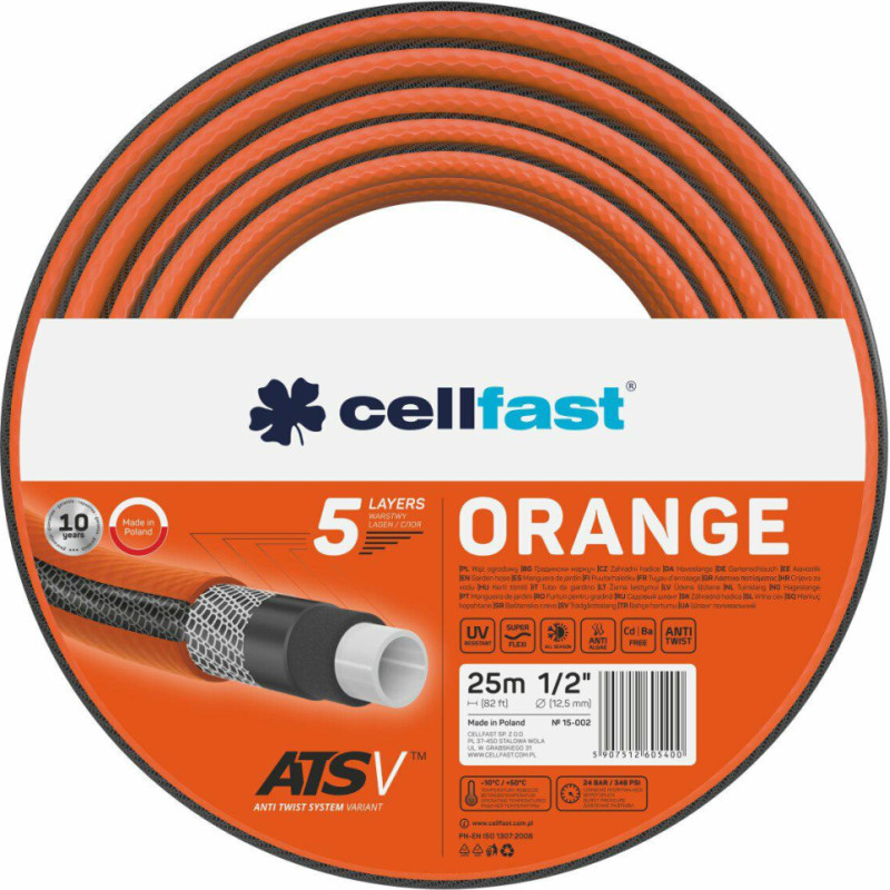 Cellfast CF.WĄŻ OGR. ORANGE 1