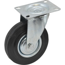 Awtools AW TROLLEY SWIVEL WHEEL WITH RUBBER TYRE 200mm