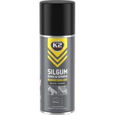 K2 GUMOWA POWŁOKA W SPRAY SILGUM czarny 400 ML