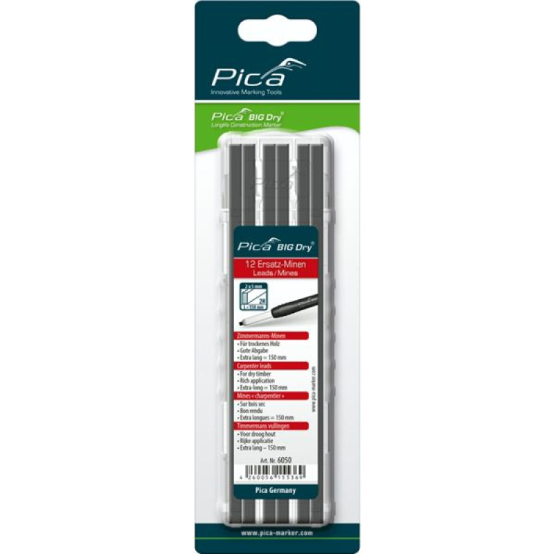 Pica-Marker Pica BIG DRY Refills Carpenter 2H - SB