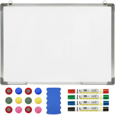 Extralink White dry-erase magnetic board 60 x 90 cm + accessories