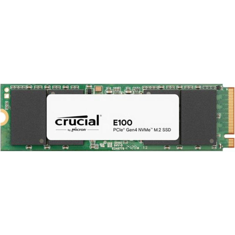 Crucial E100 Gen4 2280     480GB NVMe PCIe M.2 SSD