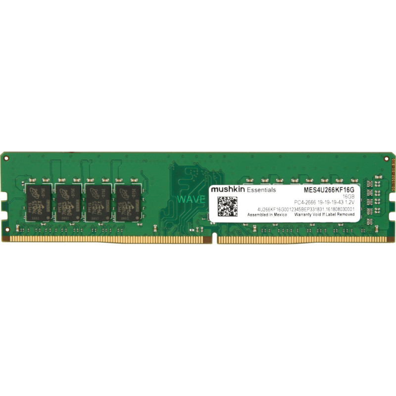 Mushkin 16 GB DDR4-2666 - MES4U266KF16G - Essentials