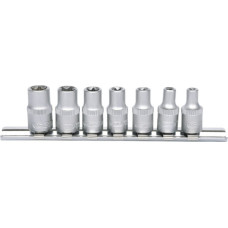 Ks Tools Galvučių komplektas 1/4 E-Torx E4-E11 7vnt, KS Tools