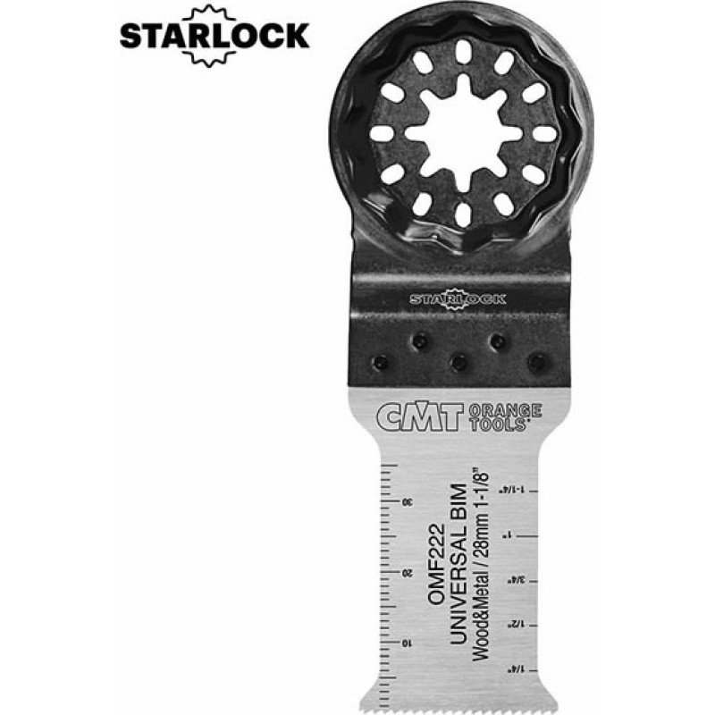 CMT Plokščias pjovimo pjūklelis Starlock 28 mm BiM Co8, CMT
