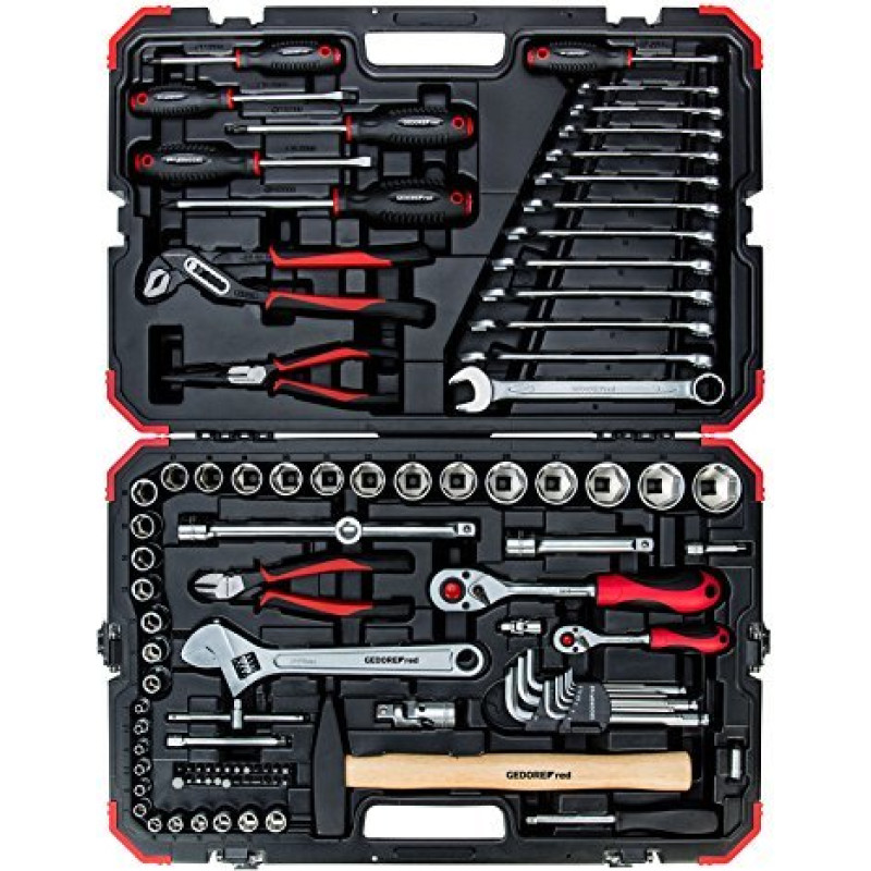 Gedore Red tool and socket set 1/4 