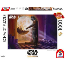 Schmidt Spiele Thomas Kinkade Studios: Star Wars The Mandalorian - Turning Point, Puzzle