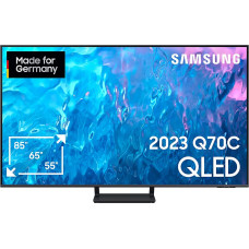 Samsung GQ-65Q70C, QLED TV (163 cm (65 inches), titanium, UltraHD/4K, HDMI 2.1, twin tuner, 100Hz panel)