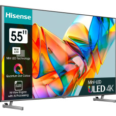 Hisense 55U6KQ, LED TV - 55 - anthracite, UltraHD/4K, triple tuner, HDR10, WLAN, LAN, Bluetooth