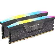 Corsair DDR5 - 32GB - 6000 - CL - 36 (2x 16 GB) dual kit, RAM (gray, CMH32GX5M2E6000Z36, Vengeance RGB, AMD EXPO)