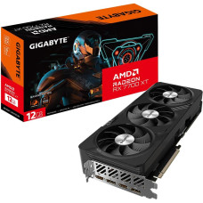 Gigabyte Graphics Card|GIGABYTE|AMD Radeon RX 7700 XT|12 GB|GDDR6|192 bit|PCIE 4.0 16x|2xHDMI|2xDisplayPort|GV-R77XTGAMINGOC-12GD