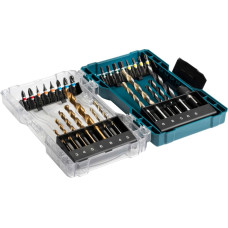 Makita drill & bit set E-07054, 29 pieces (folding box with transparent lid)