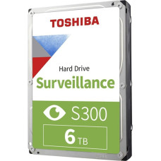 Toshiba HDD|TOSHIBA|S300|6TB|SATA 3.0|128 MB|5400 rpm|3,5