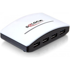 Delock HUB 4Port USB 3.0 black/wh