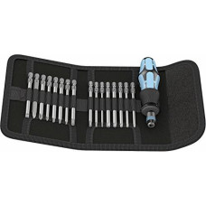 Wera Kraftform Kompakt 60 Stainless - Folding pouch with 89mm long stainless steel bits