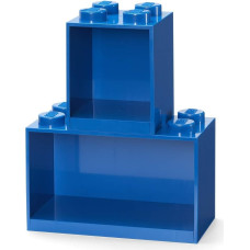 Room Copenhagen LEGO Regal Brick Shelf 8+4, Set 41171731 (blue, 2 shelves)