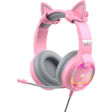 Havit Gaming headphones Havit GAMENOTE H2233d  RGB (pink)