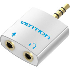 Vention Adapter audio 4-pole 3.5mm male to 2x 3.5mm female Vention BDBW0 silver