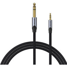 Vention Cable Audio 3.5mm TRS to 6.35mm Vention BAUHF 1m Gray