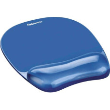 Fellowes MOUSE PAD CRYSTAL GEL/BLUE 9114120 FELLOWES