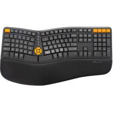 Delux Wired Ergonomic Keyboard Delux GM905DB Grey/Orange