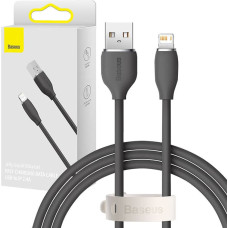 Baseus Jelly  cable USB to Lightning, 2,4A, 1,2m (black)