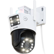 Zosi IP Outdoor Camera ZOSI C298 WiFi Pan Tilt 6MP Dual IP66