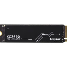 Kingston SSD|KINGSTON|KC3000|512GB|M.2|NVMe|3D TLC|Write speed 3900 MBytes/sec|Read speed 7000 MBytes/sec|TBW 400 TB|MTBF 1800000 hours|SKC3000S/512G