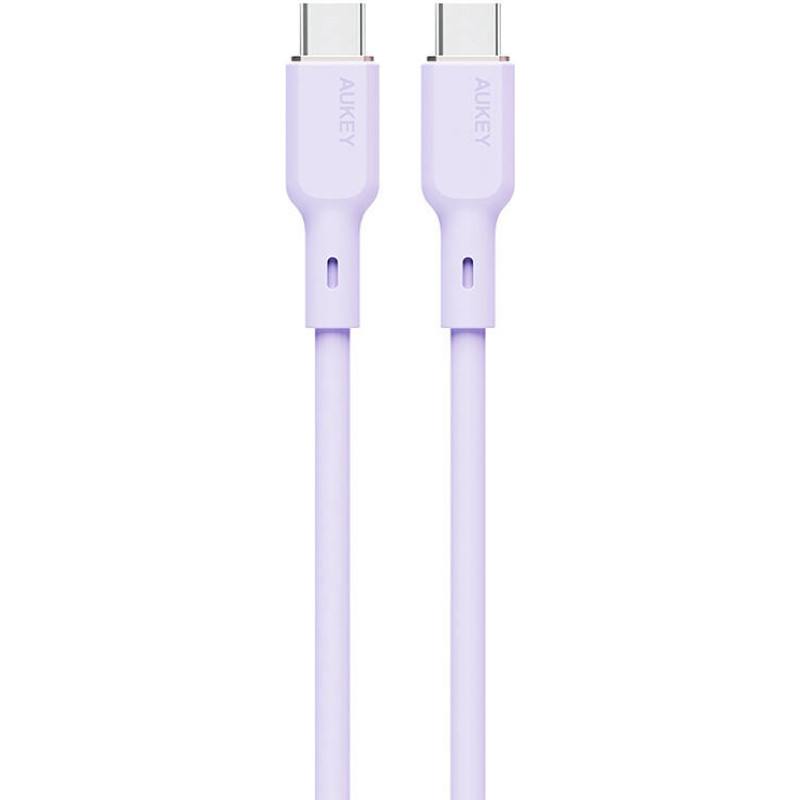 Aukey USB-C to USB-C Cable Aukey CB-SCC101, 100W, 1m (lavender)