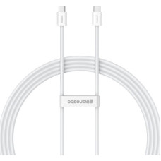 Baseus Kabel szybkiego ładowania USB-C do USB-C Baseus Superior 2 100W 2m (biały)