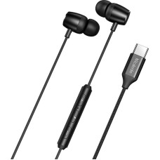 Mcdodo HP-1050 in-ear, wired headphones, USB-C (black)