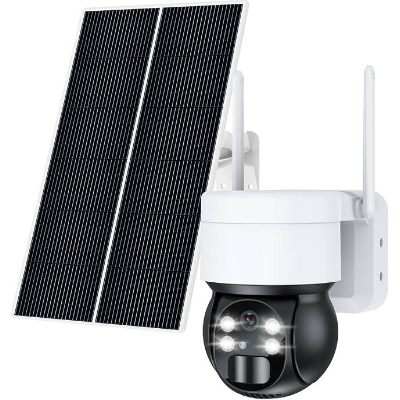 Choetech ASC006 4G PTZ solar camera with 6W solar panel