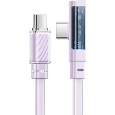 Mcdodo Cable USB-C to USB-C Mcdodo CA-3454 90 Degree 1.8m with LED (purple)