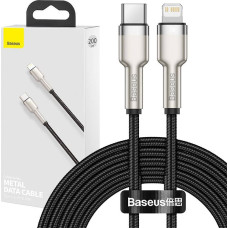 Baseus USB-C cable for Lightning Baseus Cafule, PD, 20W, 2m (black)