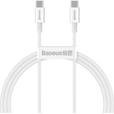 Baseus Superior Series Cable USB-C to USB-C, 100W, 1m (white)