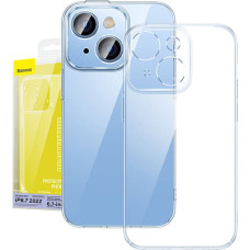 Baseus Crystal Transparent Case and Tempered Glass set for iPhone 14 Plus