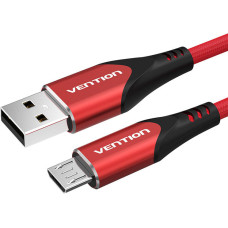 Vention Cable USB 2.0 to Micro USB Vention COARG 3A 1.5m (Red)