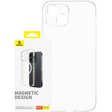 Baseus Magnetic Phone Case for iPhone 15 Plus Baseus OS-Lucent Series (Clear)