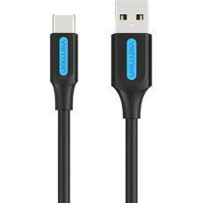 Vention Cable USB-A 2.0 to USB-C Vention COKBC 3A 0,25m (black)