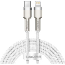 Baseus USB-C cable for Lightning Baseus Cafule, PD, 20W, 2m (white)