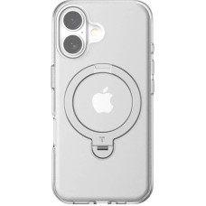 Torras Ostand Spin Case for iPhone 16 (Transparent)